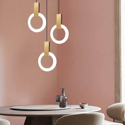 Moderne LED Ring Pendelleuchte
