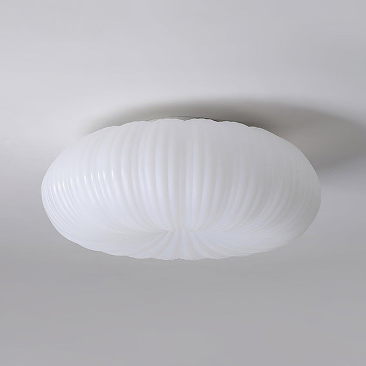 Moderne LED-Deckenleuchte, dimmbar, rund