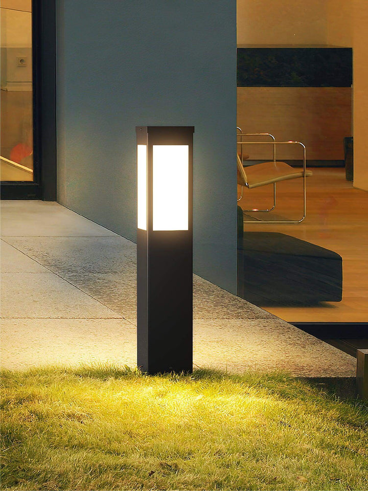 Moderne LED Pollerleuchte Außen Garten