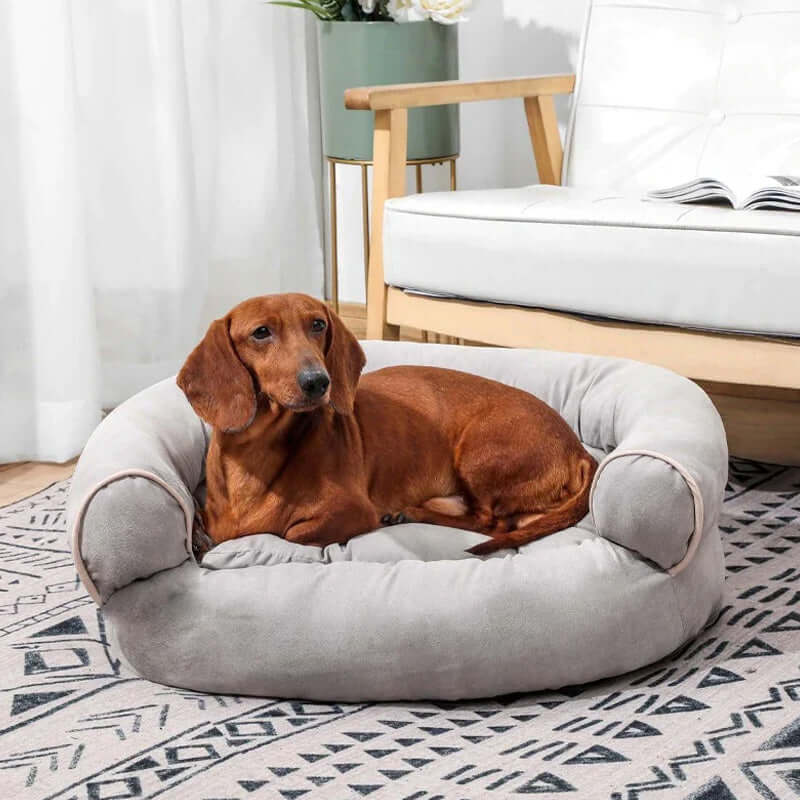 Orthopädisches Hundesofa für tiefen Schlaf
