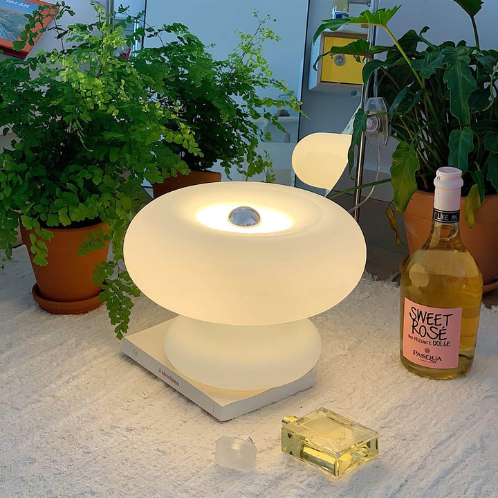 Lampe de table Donut design moderne éclairage intérieur LED