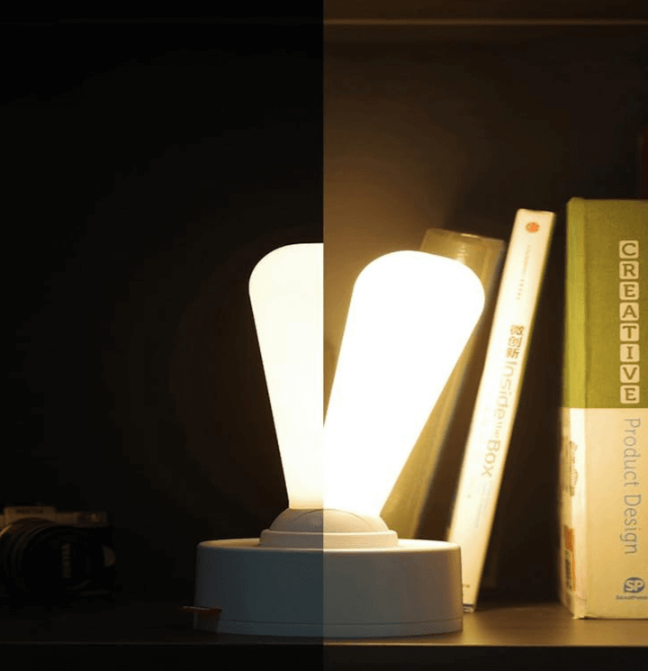 Lampe de table LED rétro à levier rechargeable