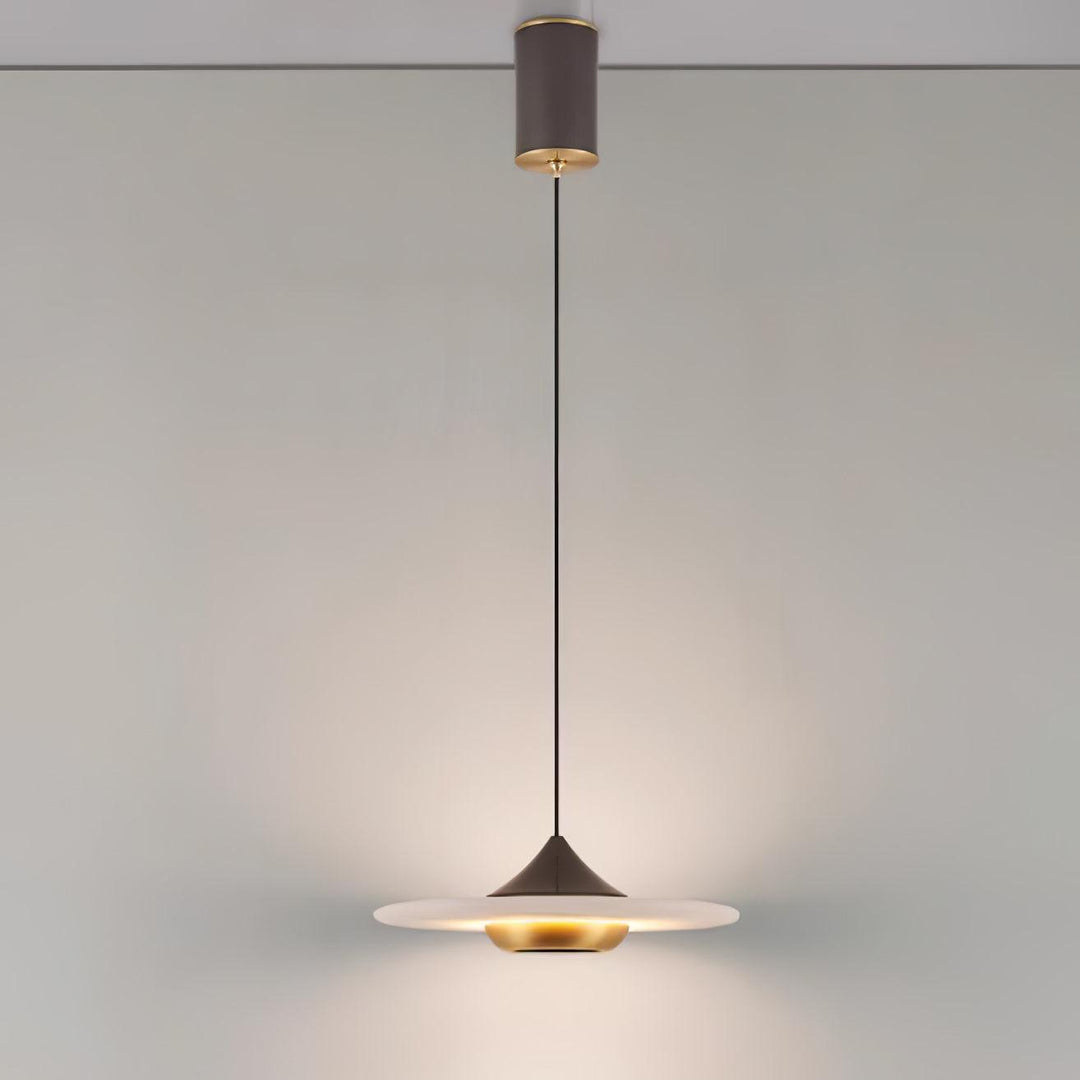 Marmor Pendelleuchte Fliegende Untertasse
