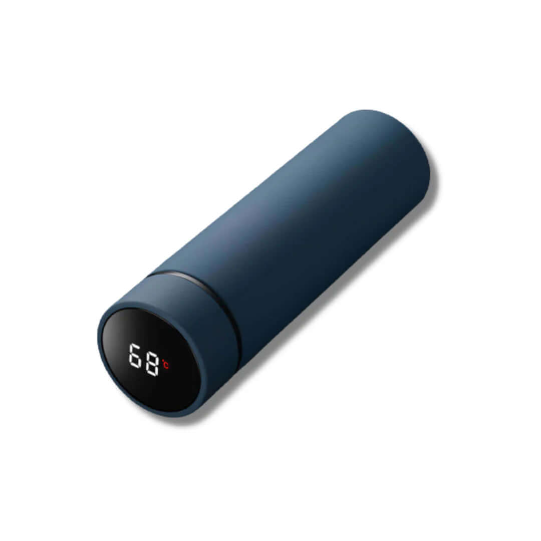 Bouteille thermos en acier inoxydable avec thermomètre numérique