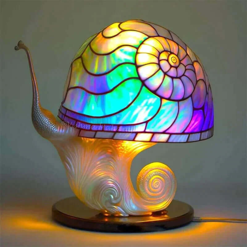 Glasmalerei Tischlampe - Stimmungslicht