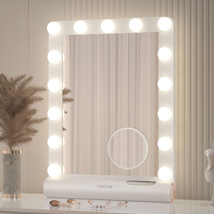 Dimmbare LED-Lampen für Make-up-Spiegel, energiesparend mit drei Lichtmodi für präzises Schminken zu Hause.