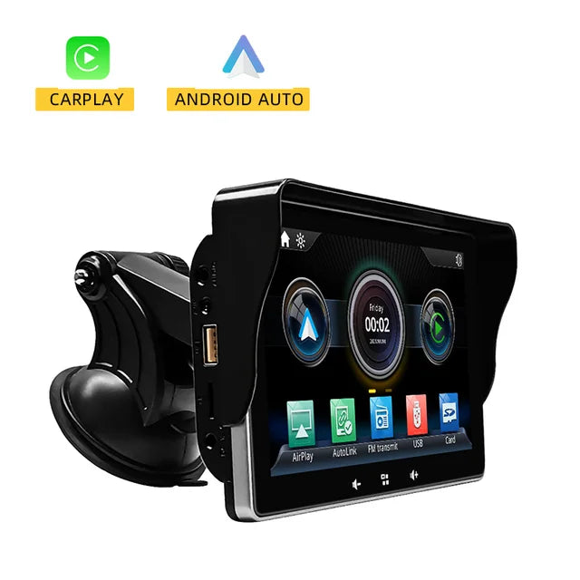 "Drahtloses CarPlay™ System mit Rückfahrkamera, modernem Design im Auto, für Sicherheit und einfache Smartphone-Integration."