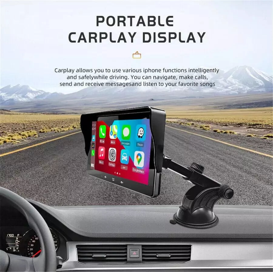 "Drahtloses CarPlay™ System mit Rückfahrkamera, modernem Design im Auto, für Sicherheit und einfache Smartphone-Integration."