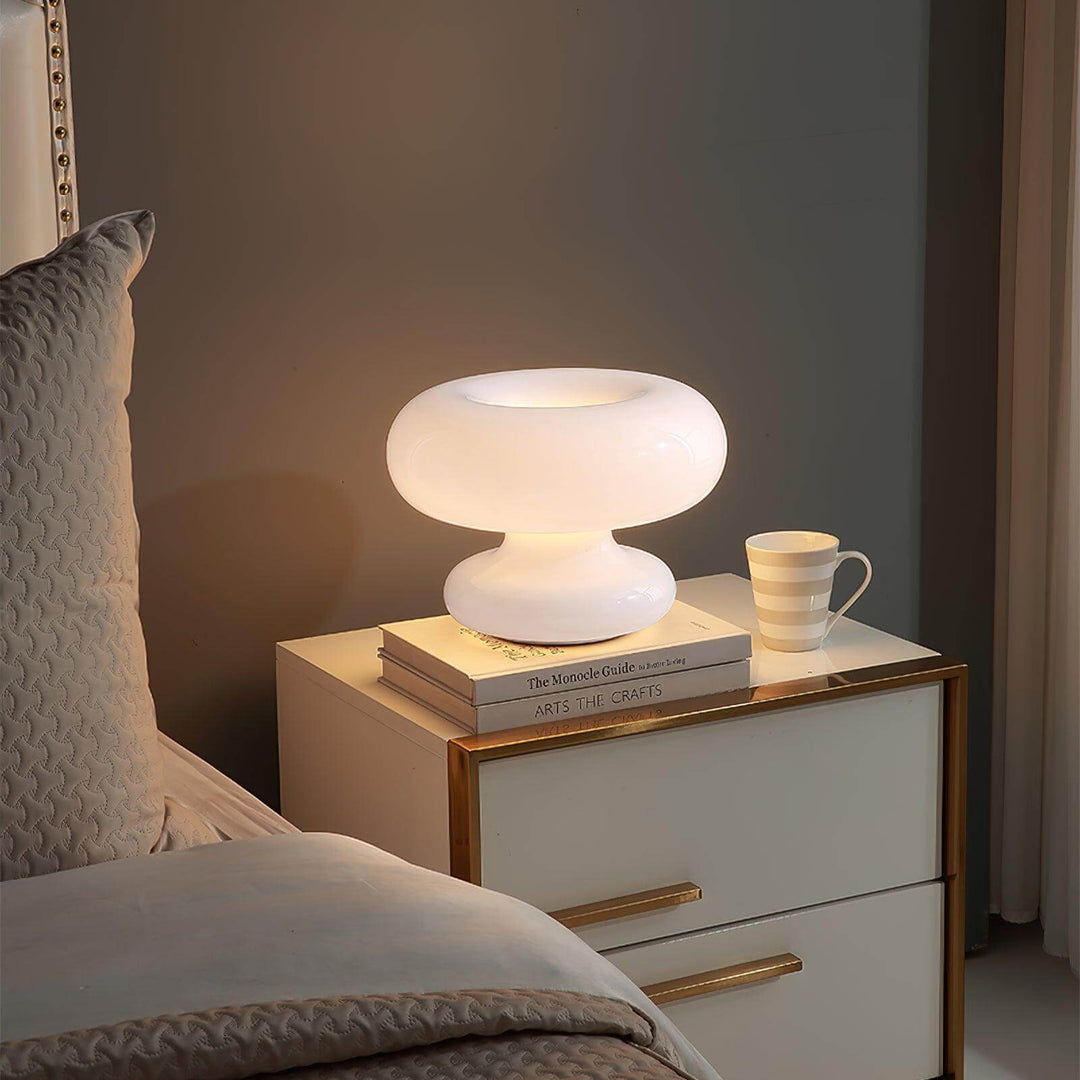 Lampe de table Donut design moderne éclairage intérieur LED