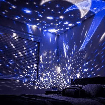Veilleuse projecteur d'étoiles pour enfants