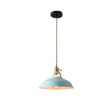 Lampe suspendue LED colorée au design moderne en métal