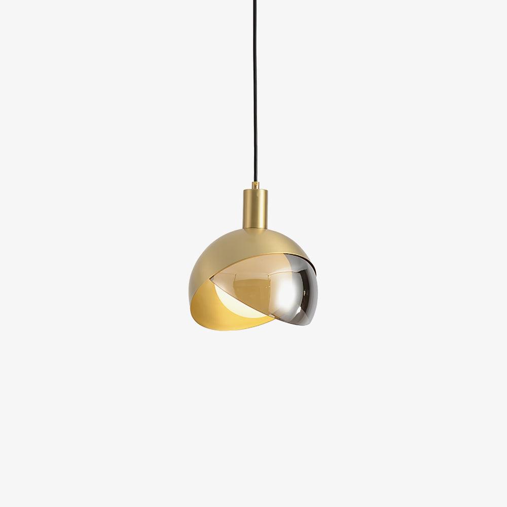 Elegante Pendelleuchte - Glas Metall Design