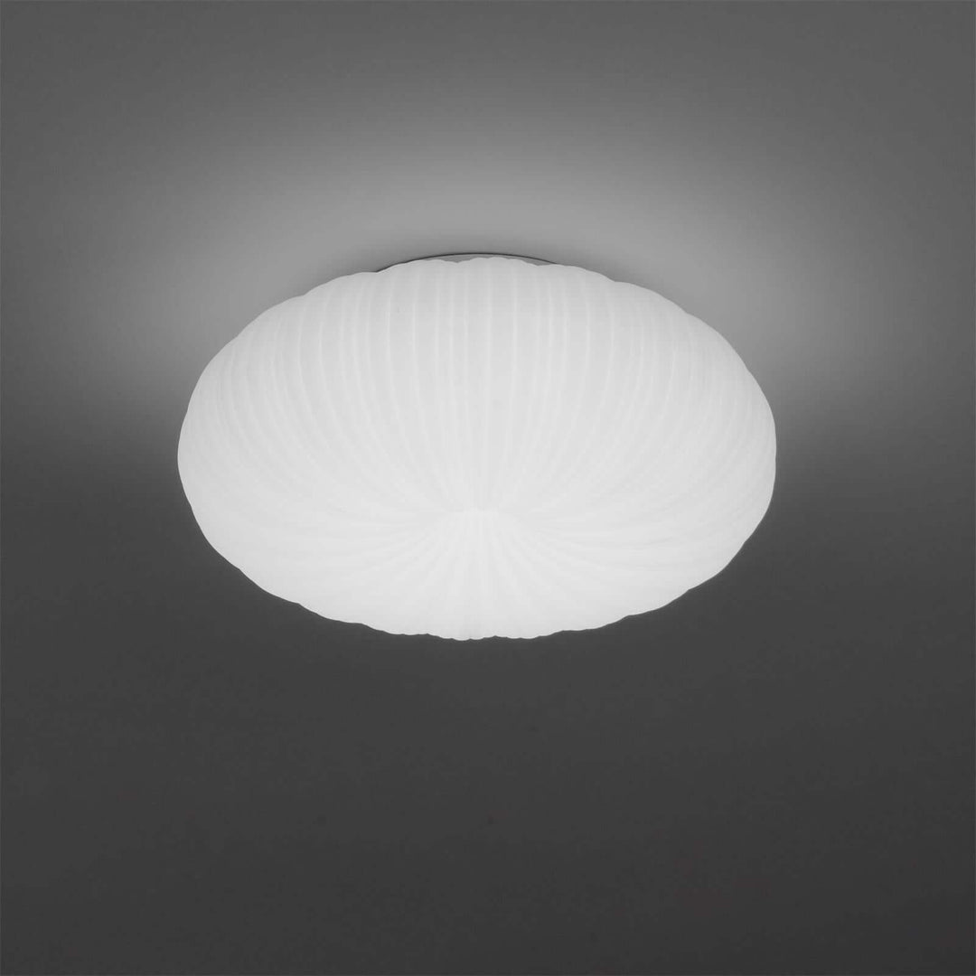 Moderne LED-Deckenleuchte, dimmbar, rund