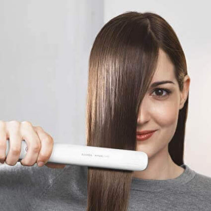 Fer à friser et lisseur 2 en 1 pour une coiffure polyvalente