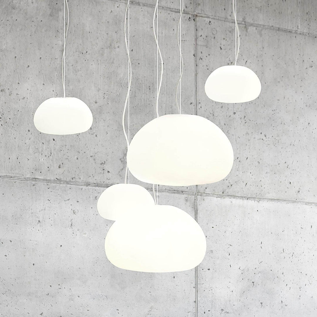 Moderne Glas-Pendelleuchte