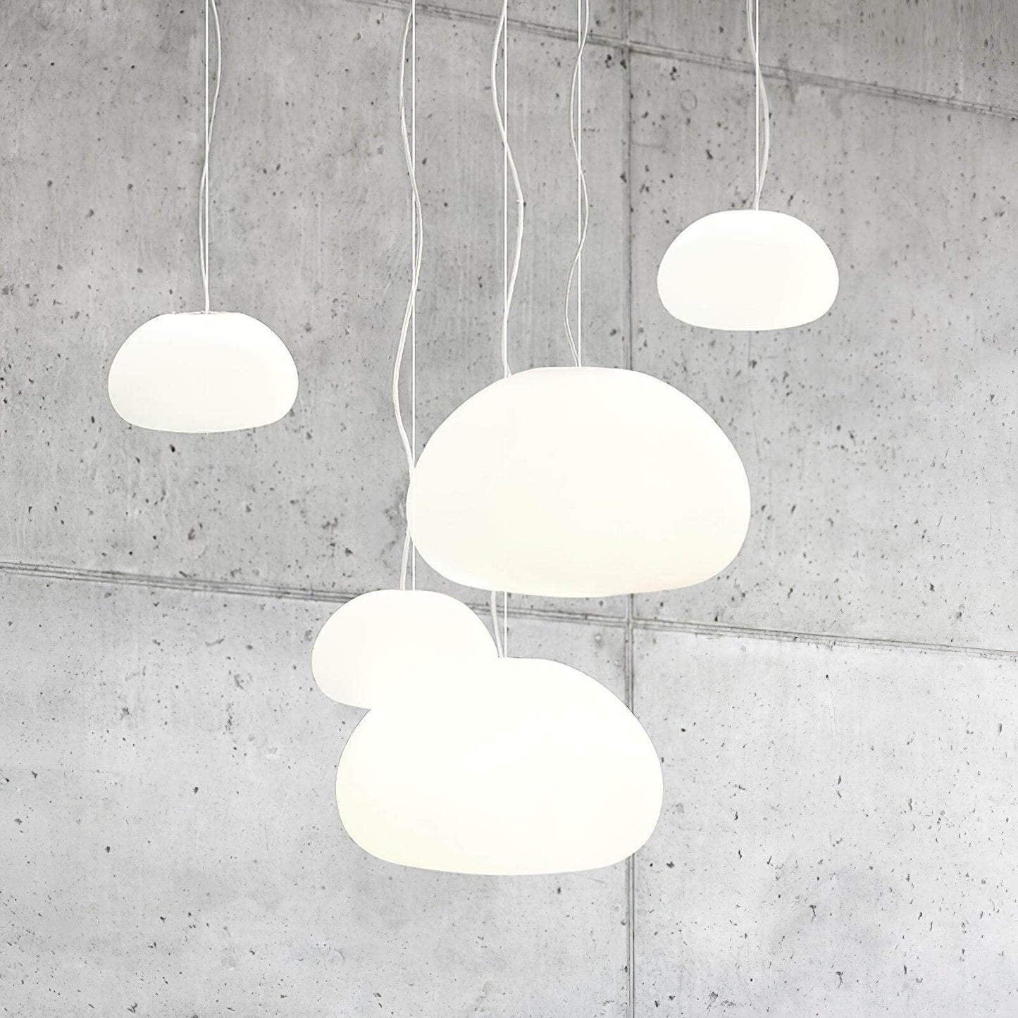 Moderne Glas-Pendelleuchte