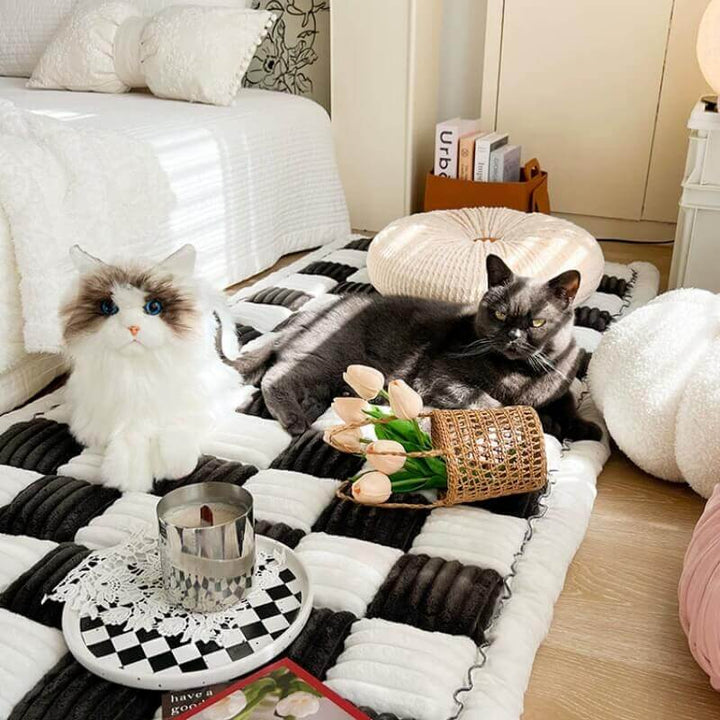 Couverture douillette pour animaux de compagnie, canapé, protection des meubles, chenille