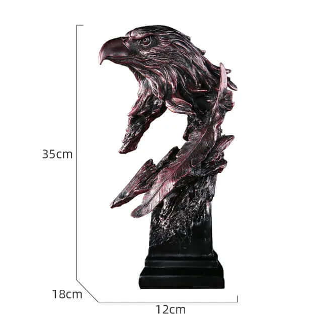 Adler Skulptur - Bronze Deko Figur, majestätisch