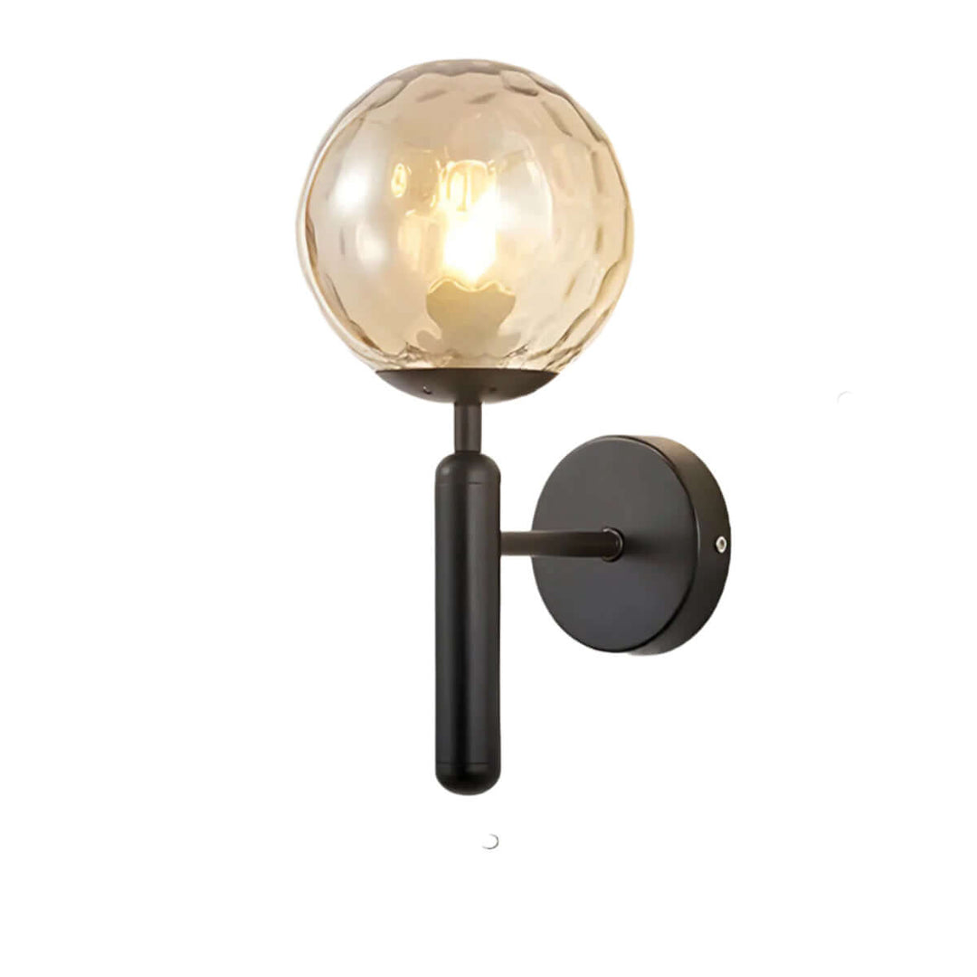 Elegante Glas-Wandleuchte im Vintage-Stil