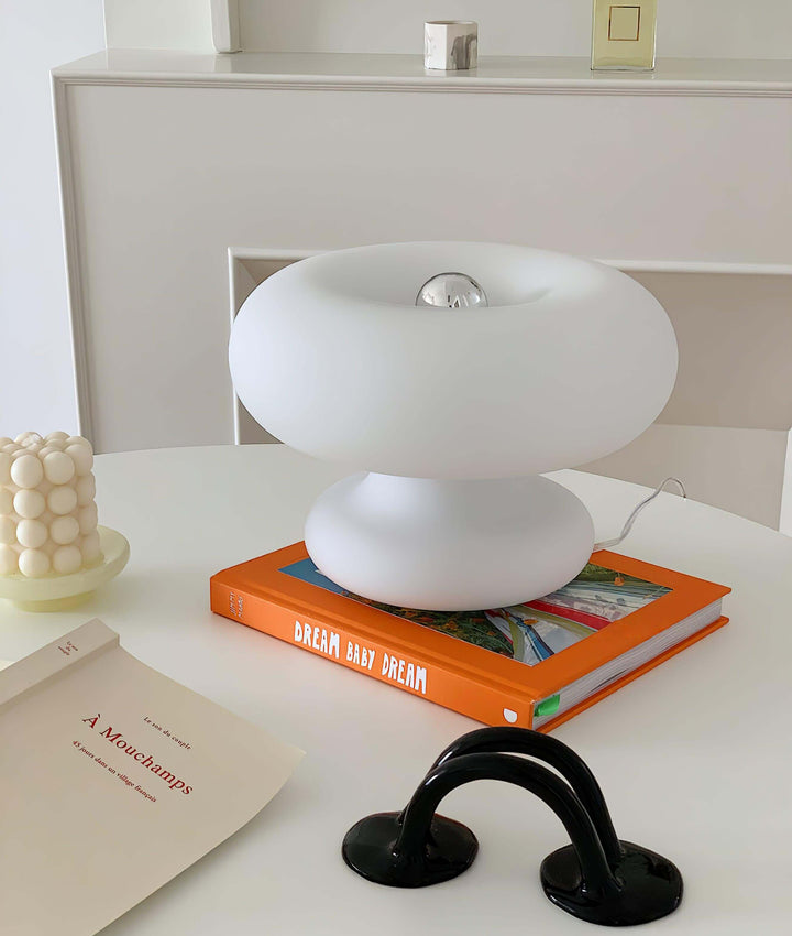 Lampe de table Donut design moderne éclairage intérieur LED