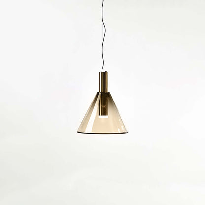 Elegante Pendelleuchte Glas & Metall