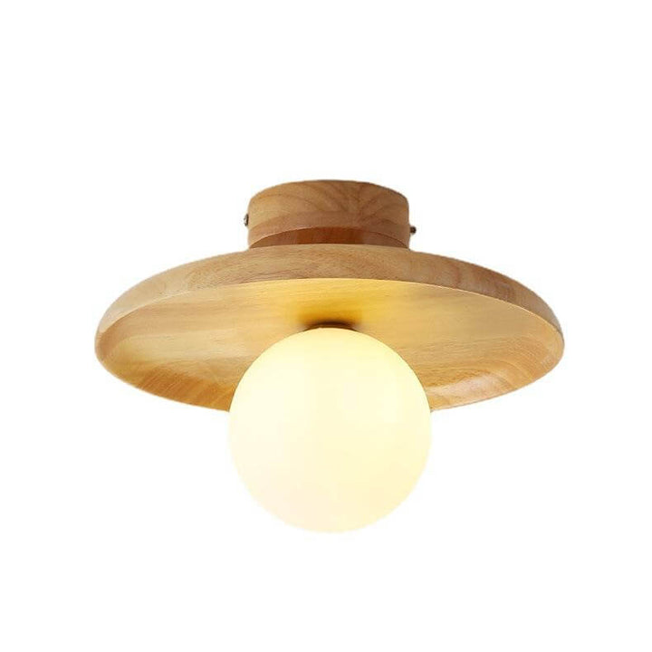 Japanische Deckenleuchte Holz Designleuchte