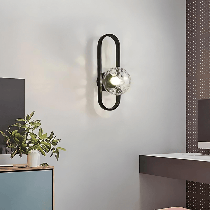 Moderne LED Glas Wandleuchte Camille