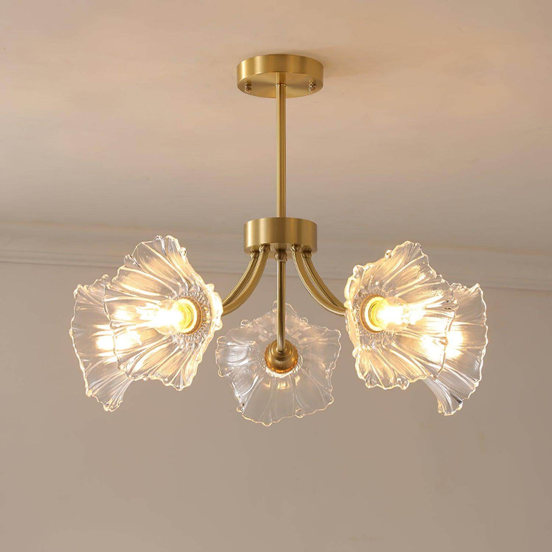 Blumenglas Kronleuchter - Elegant & Modern