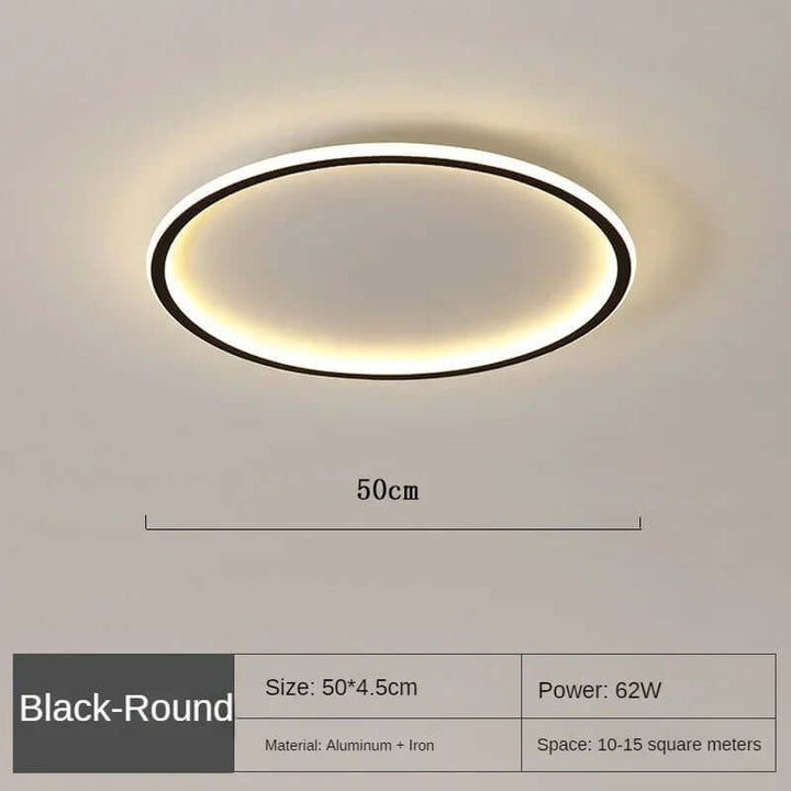Plafonnier LED scandinave - Rond moderne