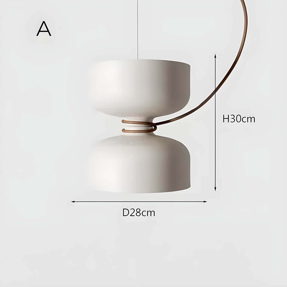 Geometrische LED Pendelleuchte Modernes Design
