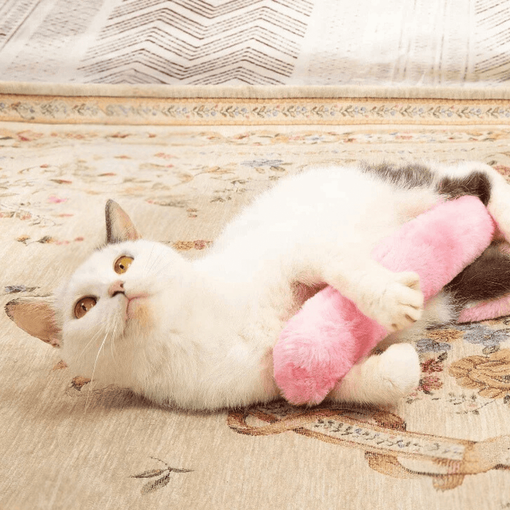 Jouet en peluche souris à l'herbe à chat