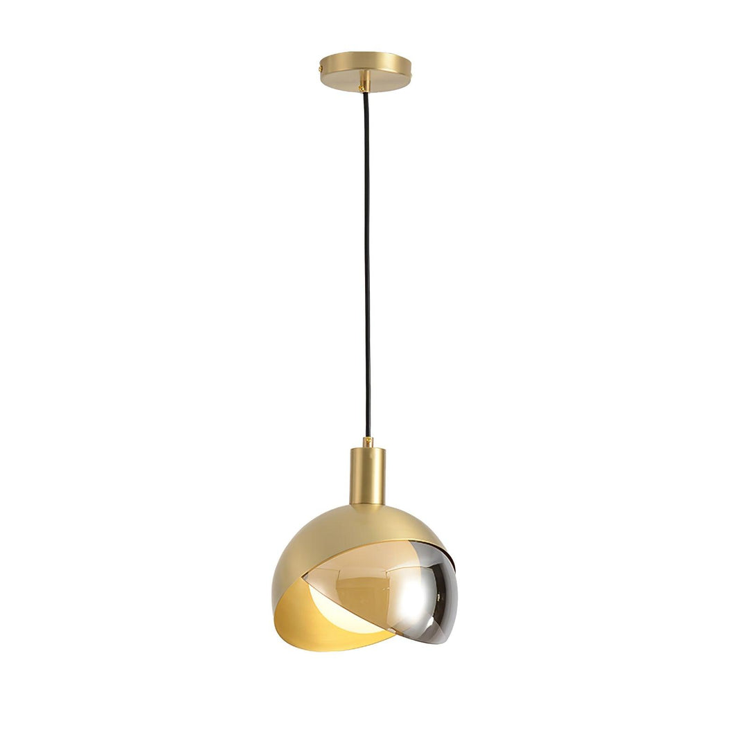 Elegante Pendelleuchte - Glas Metall Design