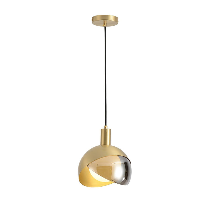 Elegante Pendelleuchte - Glas Metall Design