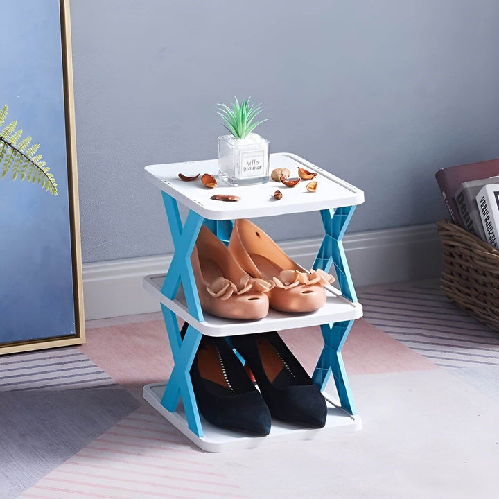 Faltbares Schuhregal Organizer - Platzsparend & Vielseitig