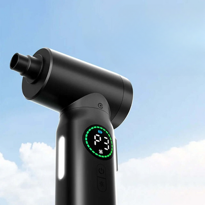 Aspirateur et nettoyeur à air comprimé sans fil 2 en 1 avec LED