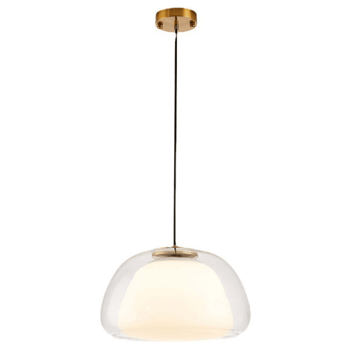 Moderne Milchglas Hängeleuchte Jelly