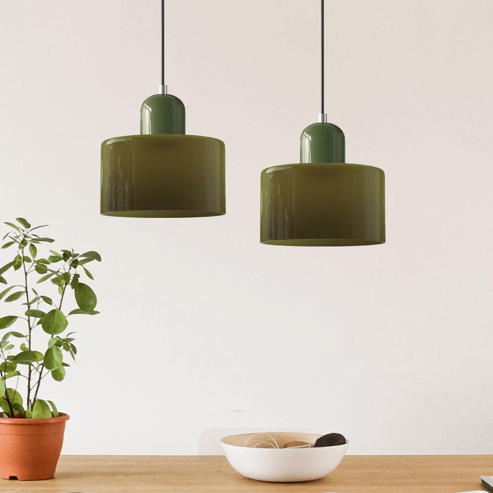 Bauhaus Glaspendelleuchte Modern
