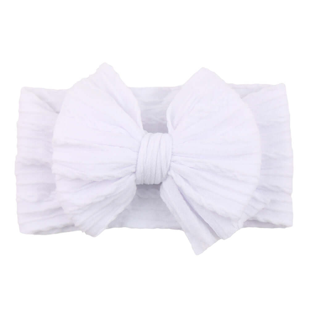 Bandeau en nylon pour enfants avec nœud - élastique et polyvalent