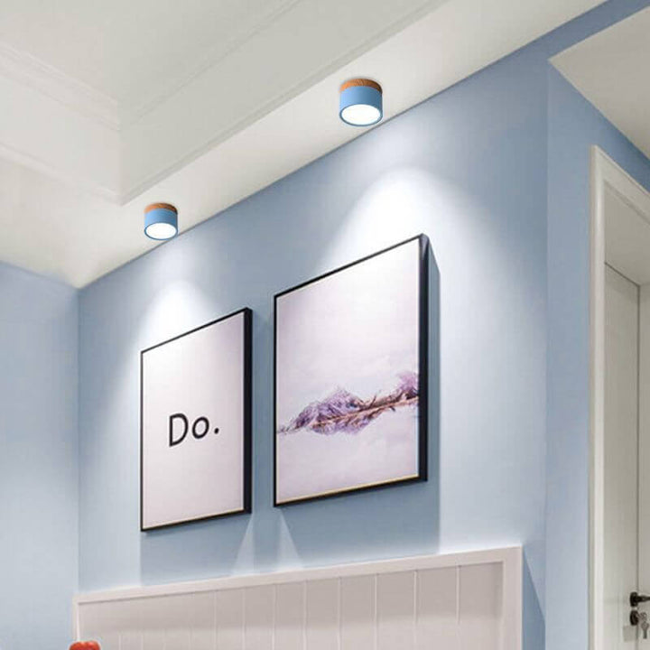 Moderne LED Deckenleuchte, Morandi Stil