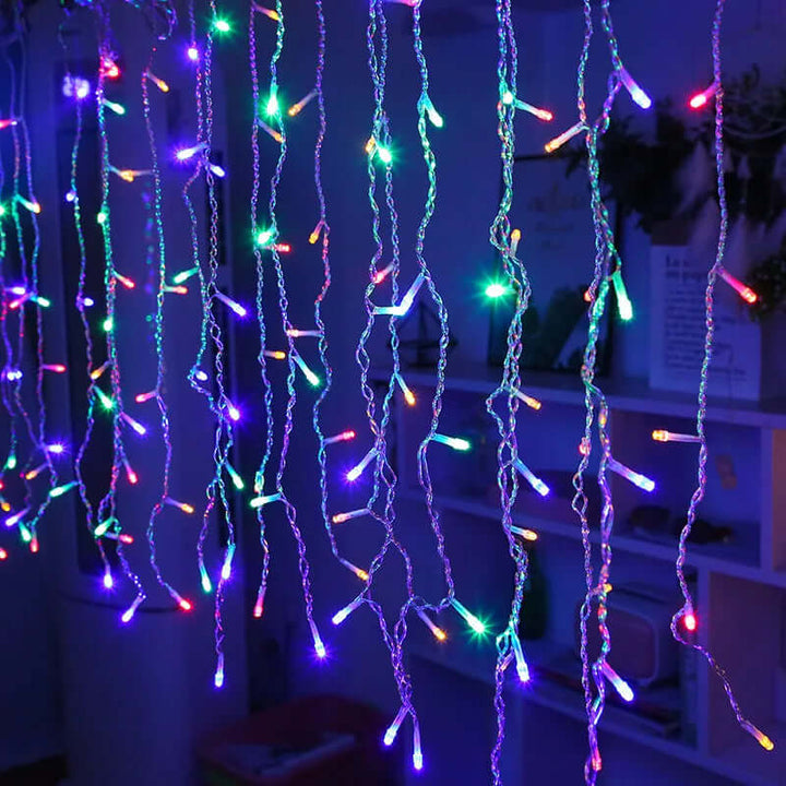LED Eiszapfen Lichterkette 4,8m
