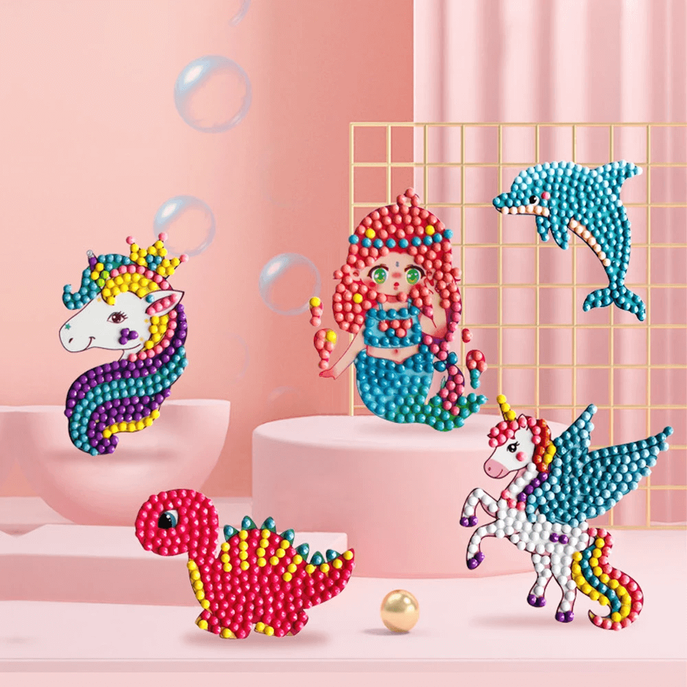 Kit de peinture diamant pour enfants : créations créatives à faire soi-même