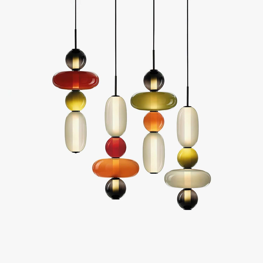 Bunte Glas Hängeleuchte