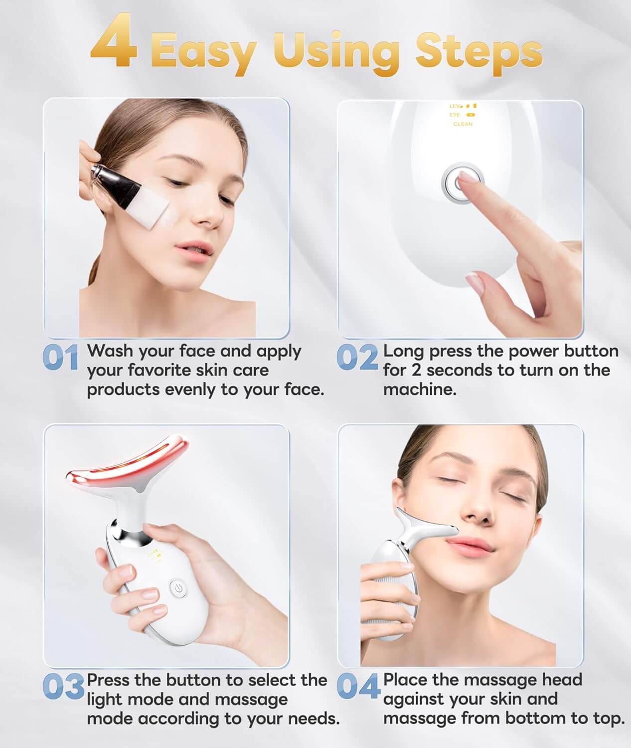 7-Farben LED Gesichtsmassagegerät