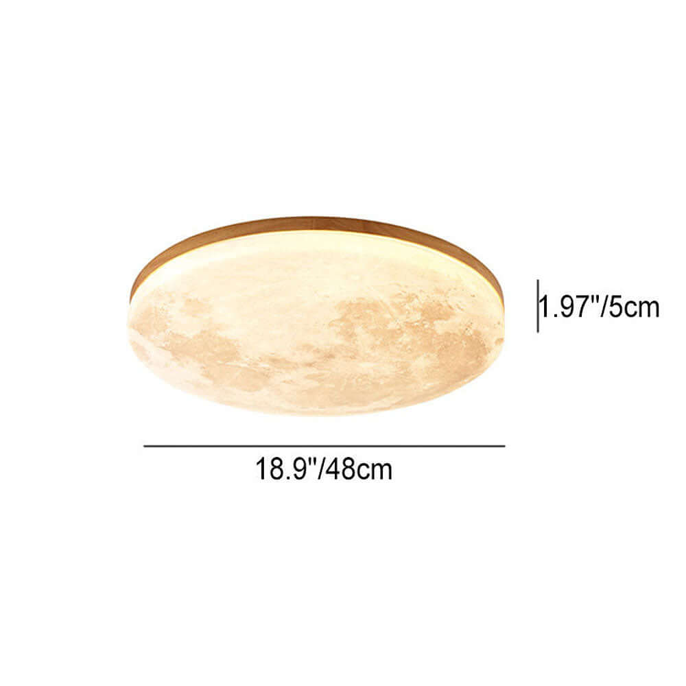 Plafonnier LED en forme de lune