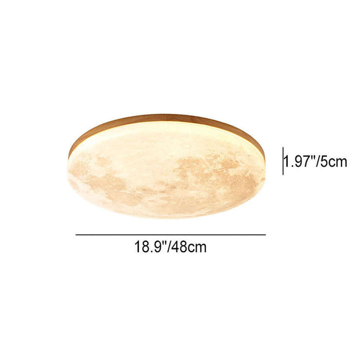 Plafonnier LED en forme de lune