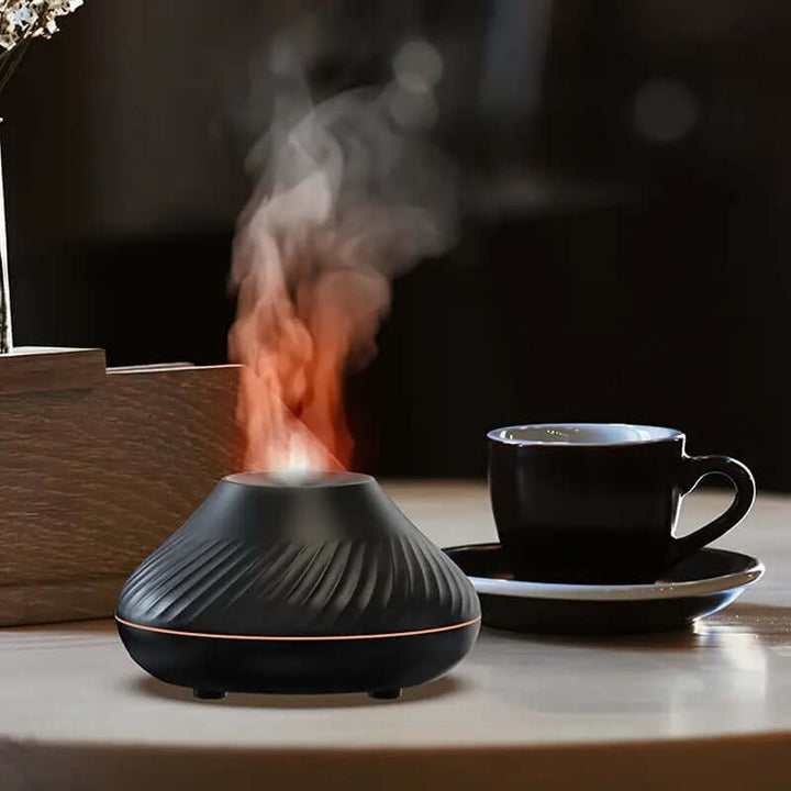 Ultraschall Aroma Diffuser mit Flammeneffekt