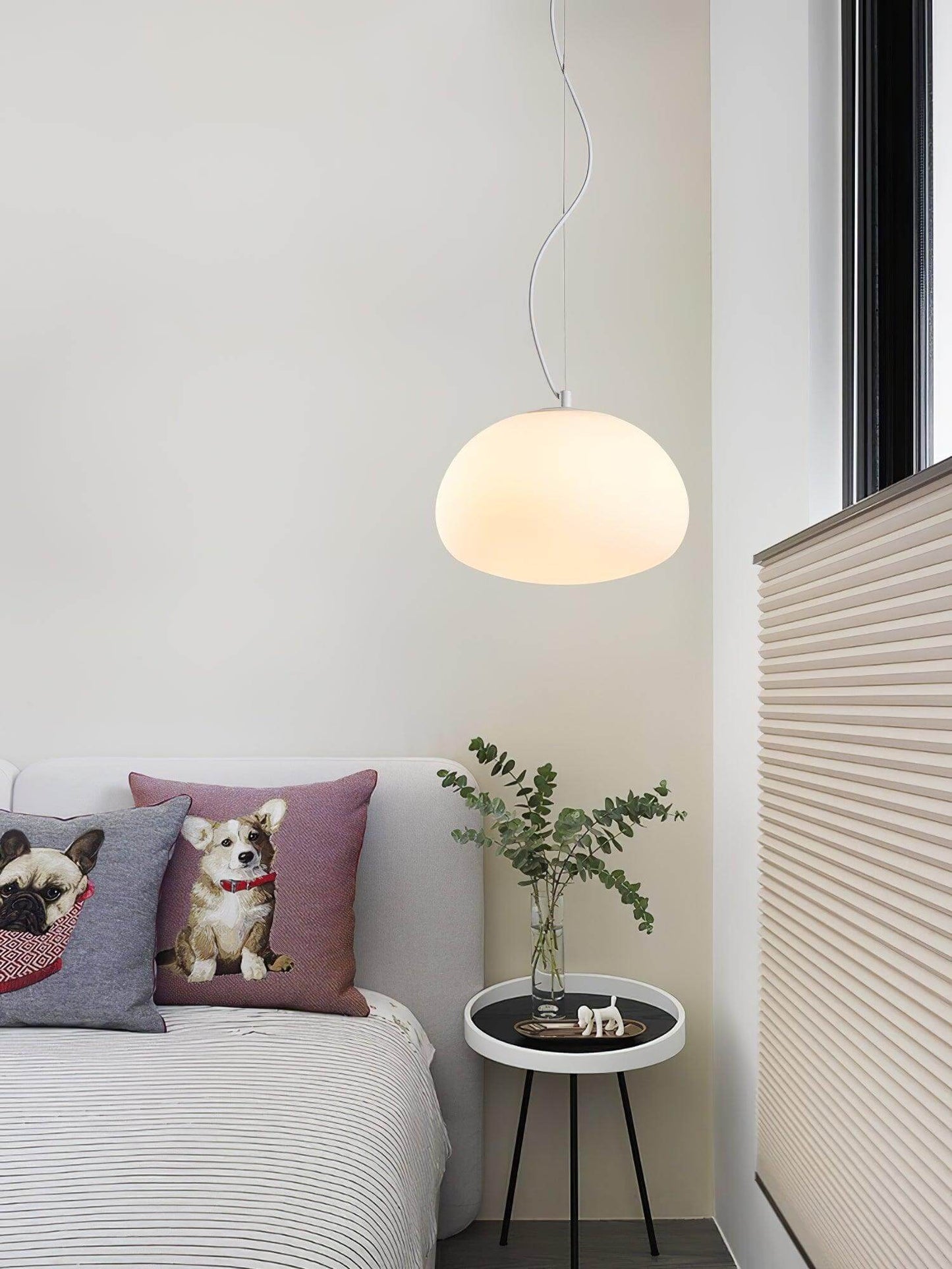 Moderne Glas-Pendelleuchte