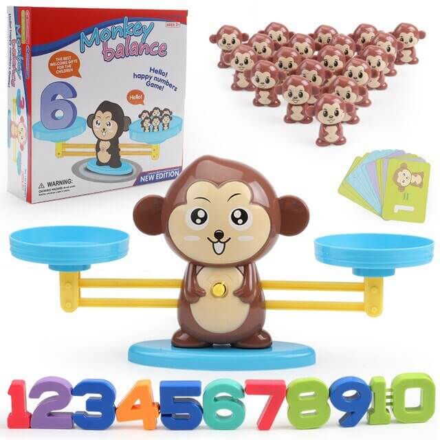Kinder-Rechenwaage - Zahlen lernen durch Spielen