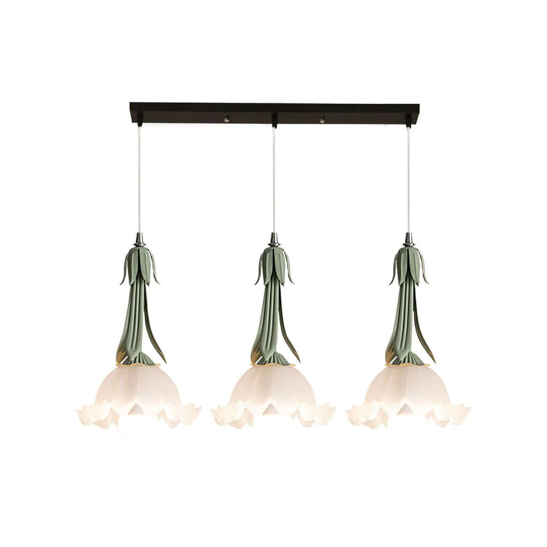 Blumen-Pendelleuchte - Elegant