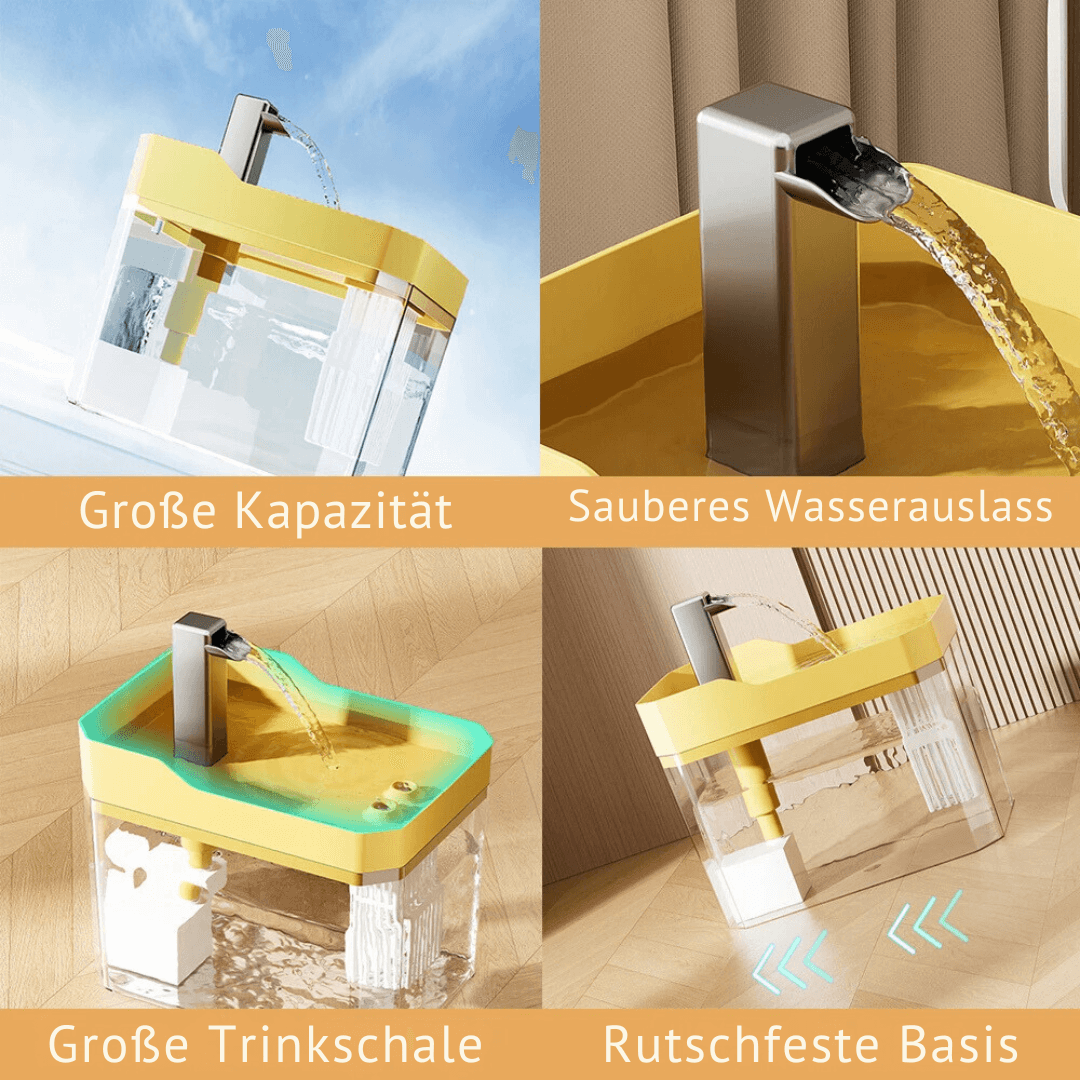 Automatischer Haustierbrunnen mit Filter